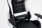 КРІСЛО COBRA Rebel CR202 біло-чорне для геймерів - Зображення 6