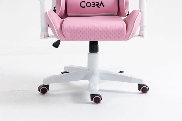 КРІСЛО COBRA Rebel CR203, рожево-біле - Зображення 4