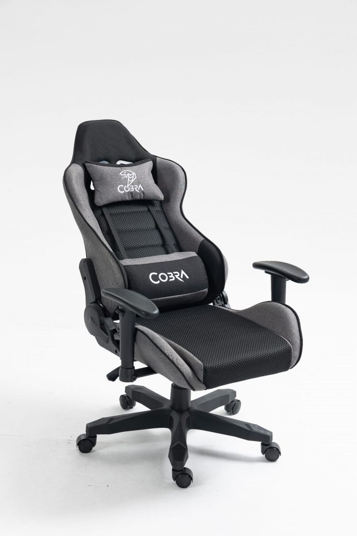 КРІСЛО COBRA Rebel CR205, сіро-чорне - Зображення 2