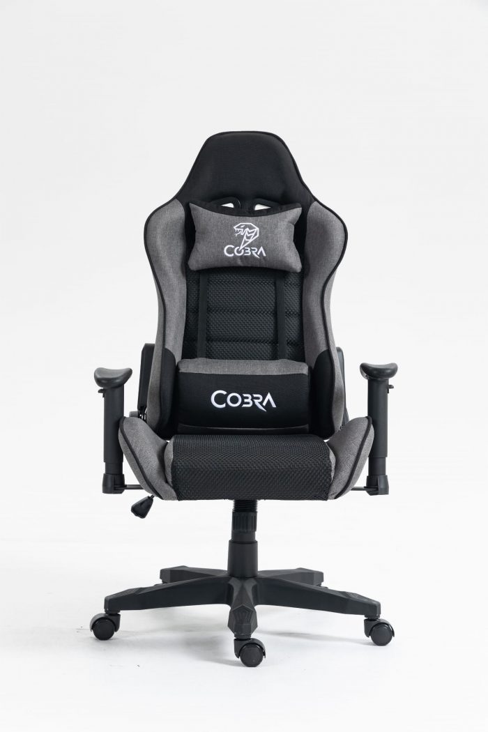 КРІСЛО COBRA Rebel CR205, сіро-чорне - Зображення 3