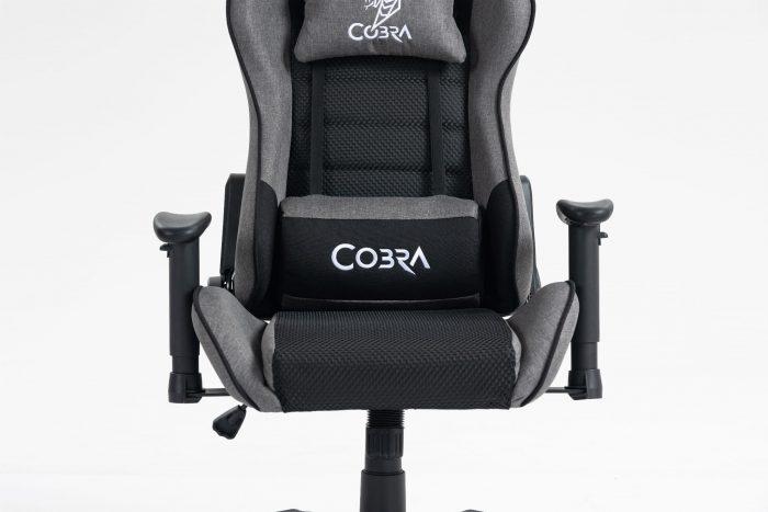КРІСЛО COBRA Rebel CR205, сіро-чорне - Зображення 5