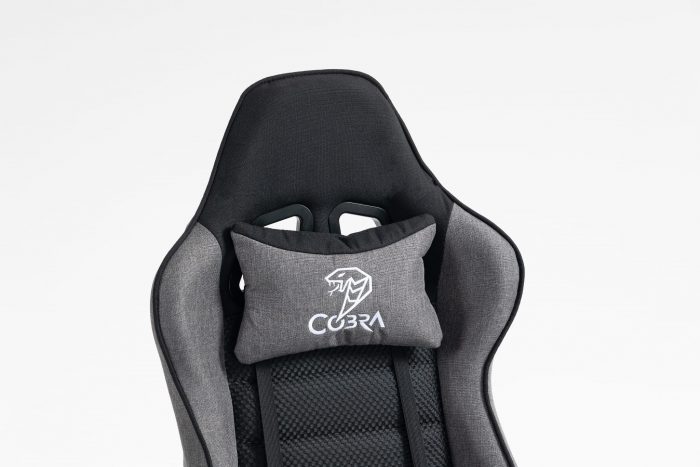 КРІСЛО COBRA Rebel CR205, сіро-чорне - Зображення 6