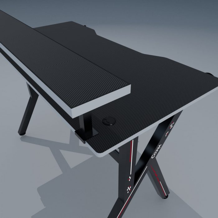 Геймерський стіл Cobra CR4009BK - Зображення 11