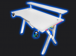 Геймерський стіл CRF4011RGB Білий