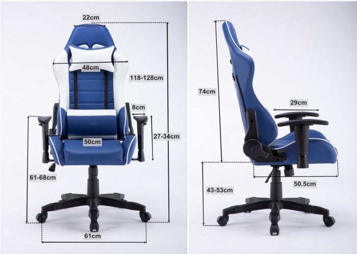 КРІСЛО COBRA Rebel CR207 WHITE - Зображення 10