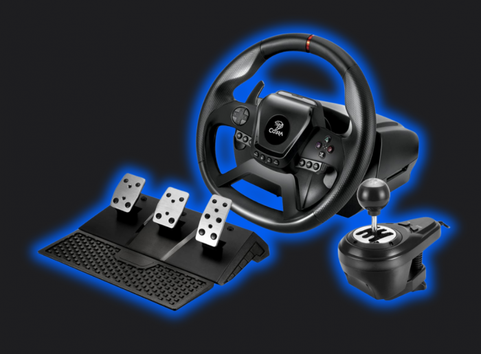 Ігрове кермо Руль Cobra GT987 Force Feedback - Зображення 2