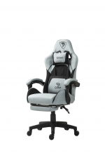 Ігрове клісло PLAYER 5.0 CRF50 біле з підніжкою - Зображення 2