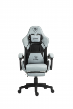 Ігрове клісло PLAYER 5.0 CRF50 біле з підніжкою - Зображення 3