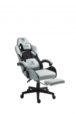 Ігрове клісло PLAYER 5.0 CRF50 біле з підніжкою