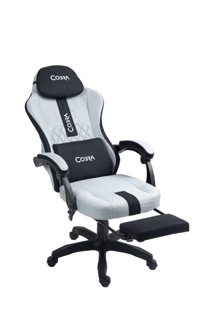 ІГРОВЕ КРІСЛО PLAYER 5.0 CRF55GR GREY З ПІДНІЖКОЮ - Зображення 2