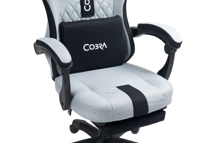 ІГРОВЕ КРІСЛО PLAYER 5.0 CRF55GR GREY З ПІДНІЖКОЮ - Зображення 5