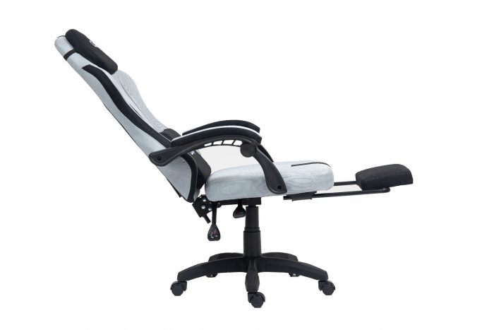 ІГРОВЕ КРІСЛО PLAYER 5.0 CRF55GR GREY З ПІДНІЖКОЮ - Зображення 9