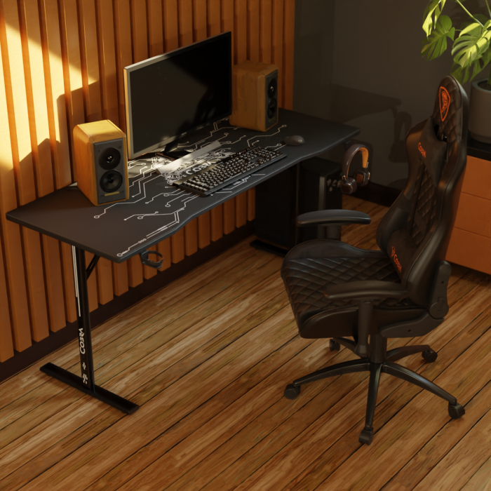 Геймерський стіл Cobra XL-Mate CRF160BK - Зображення 13