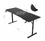 Геймерський стіл Cobra XL-Mate CRF160BK - Зображення 11