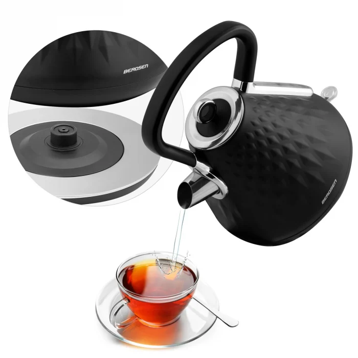 Електрочайник 1,7л Berdsen BD-700 чорний - Зображення 10