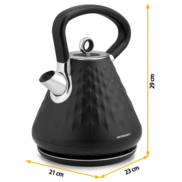 Електрочайник 1,7л Berdsen BD-700 чорний - Зображення 16