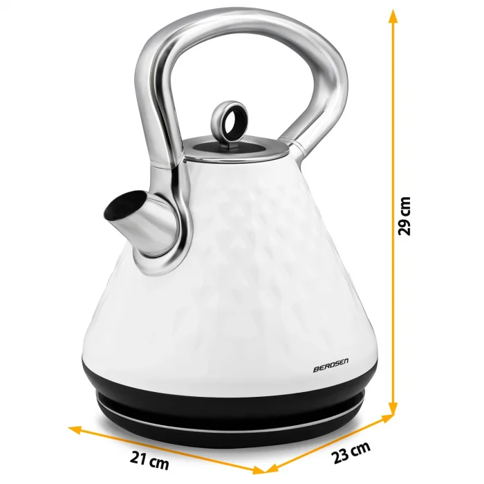 Електрочайник 1.7L Berdsen BD-700 білий - Зображення 10
