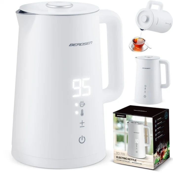 Електрочайник 1.7л Berdsen BD-709 білий - Зображення 7