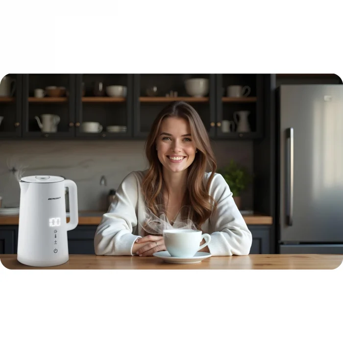 Електрочайник 1.7л Berdsen BD-709 білий - Зображення 8