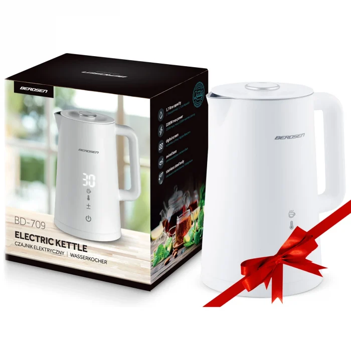 Електрочайник 1.7л Berdsen BD-709 білий - Зображення 12