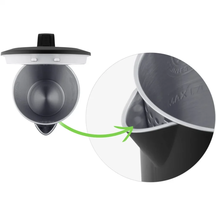 Електрочайник 1.7л Berdsen BD-710 чорний - Зображення 16
