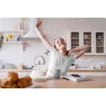 Електрочайник з термометром 1.7L Berdsen BD-701 білий - Зображення 9