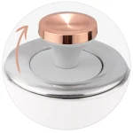 Електрочайник з термометром 1.7L Berdsen BD-701 білий - Зображення 13