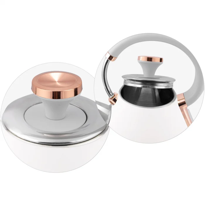 Електрочайник з термометром 1.7L Berdsen BD-701 білий - Зображення 14