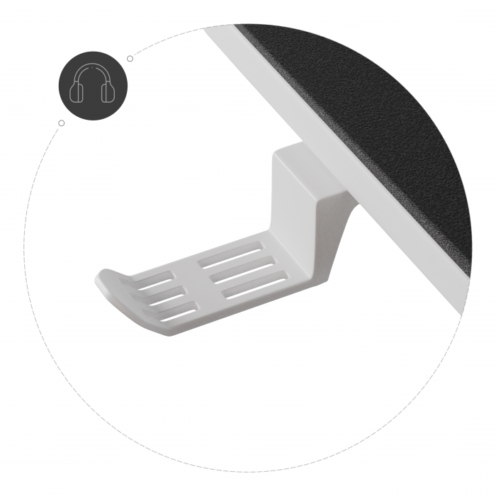 Геймерський стіл Cobra X-Mate CRF140WH - Зображення 13