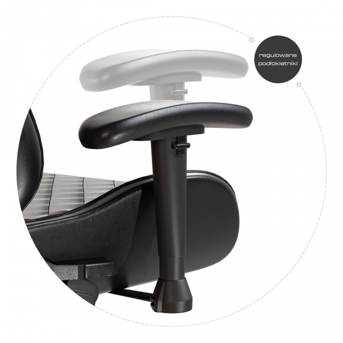 Ігрове крісло Draco CRF191 Black - Зображення 6