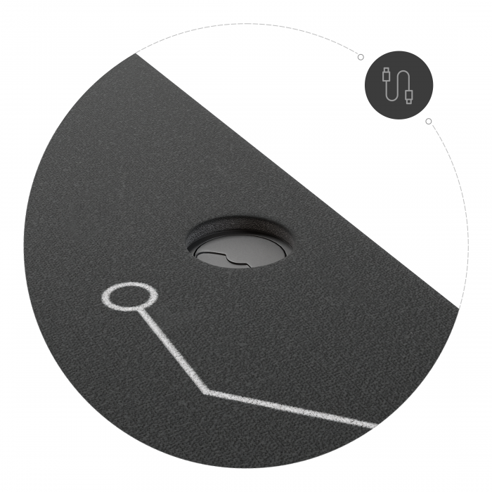 Геймерський стіл Cobra XL-Mate CRF160BK - Зображення 16