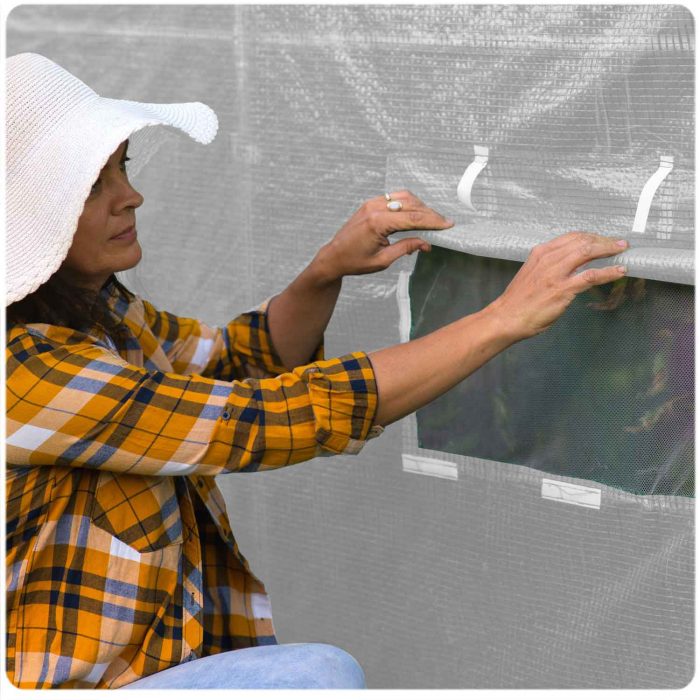 Плівка на садову теплицю 2.5 x 4 м (10 м²) біла Plonos - Міцний захист - Зображення 3