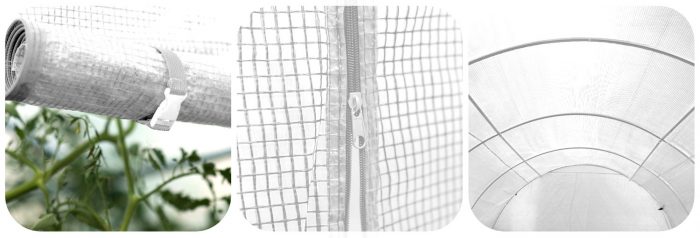 Плівка на садовий тунель 3x6 м (18 м²) біла Plonos - Світлопроникний захист - Зображення 6