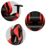 Офісне крісло Sofotel Inferno для геймера чорно-червоне - Зображення 8