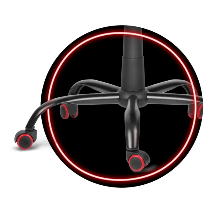 Офісне крісло Sofotel Cerber для геймера чорно-червоне - Зображення 14