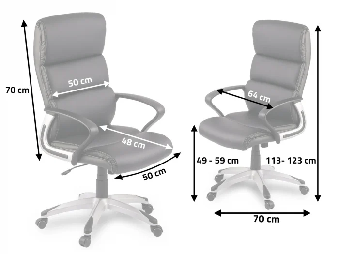 Поворотне офісне крісло Sofotel EG-228 чорний - Зображення 6