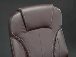 Коричневе шкіряне офісне крісло Sofotel EG-222 - Зображення 5