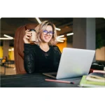 Офісне крісло Sofotel Batory - коричневе - 240803 - Зображення 12