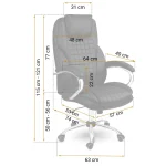 Крісло офісне Sofotel Batory - чорний - 240800 - Зображення 10