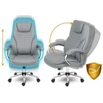 Офісне крісло Sofotel Batory - світло-сіре - Зображення 6