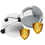 Офісне крісло Sofotel Batory - світло-сіре - Зображення 7