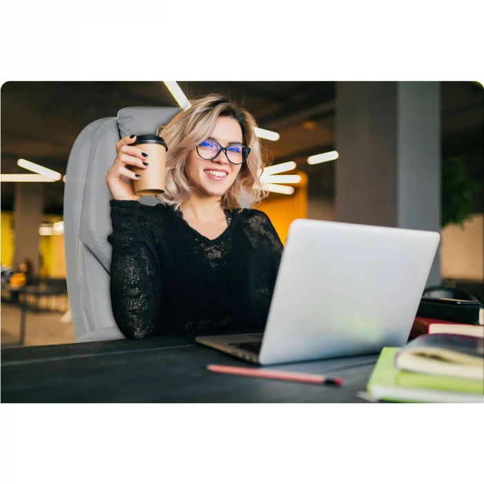 Офісне крісло Sofotel Batory - світло-сіре - Зображення 12