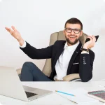 Офісне крісло Sofotel Porto - бежевий - Зображення 6