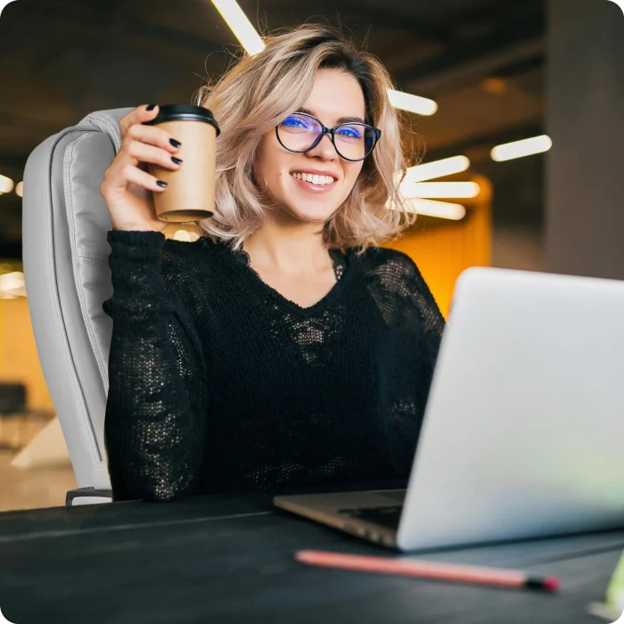 Офісне крісло Sofotel Porto - сіре - Зображення 3