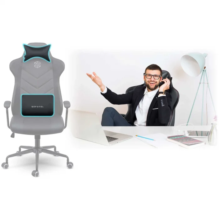 Крісло офісне Sofotel Werona - чорне - 2580 - Зображення 4