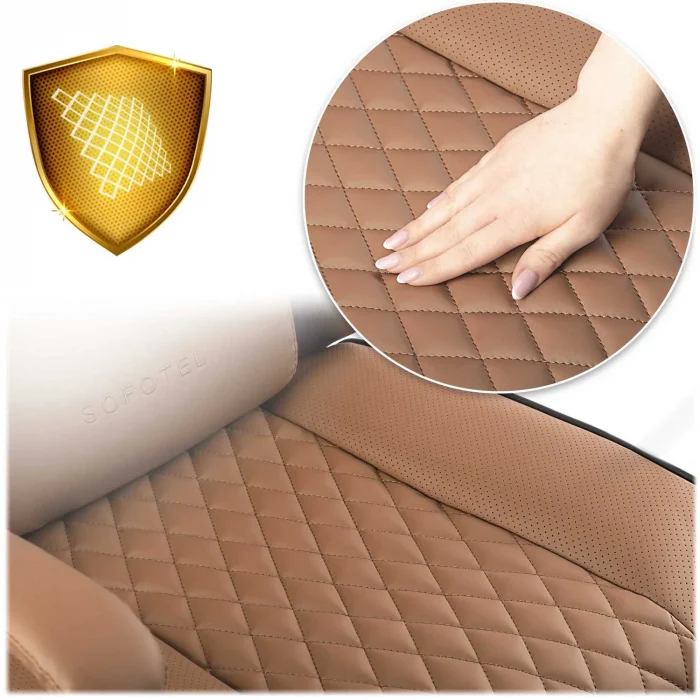 Офісне крісло Sofotel Werona - коричневе - 2582 - Зображення 14