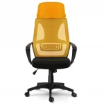 Крісло офісне з мікросіткою Прага - жовте - Зображення 5