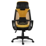 Крісло офісне з мікросіткою Прага - жовте - Зображення 6