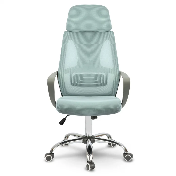 Офісне крісло мікросітка Прага - світло-блакитне - Зображення 2