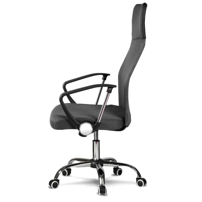 Офісне крісло Sofatel Sydney з мікросітки, темно-сірий - Зображення 4